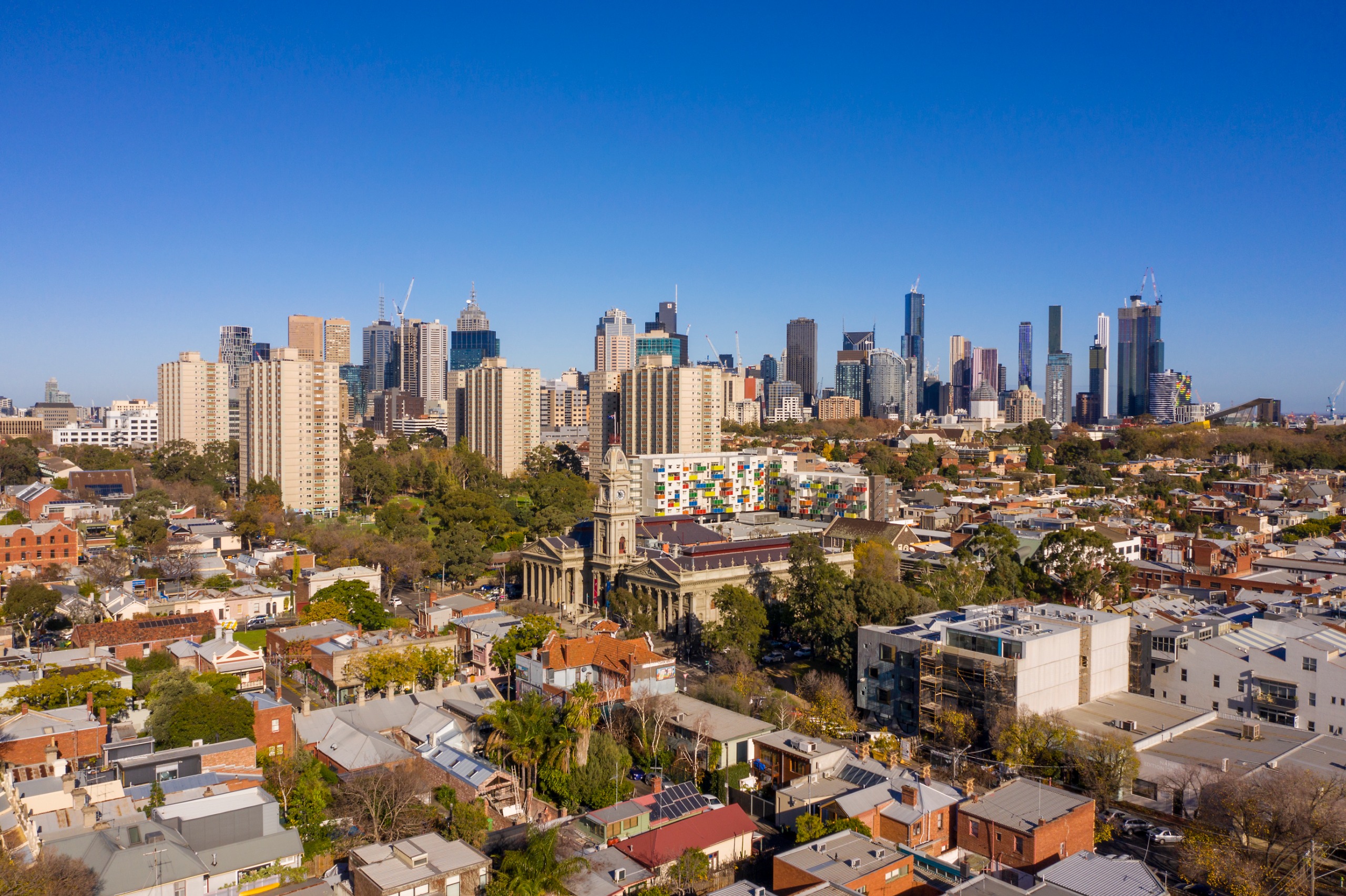 City view of Melbourne 