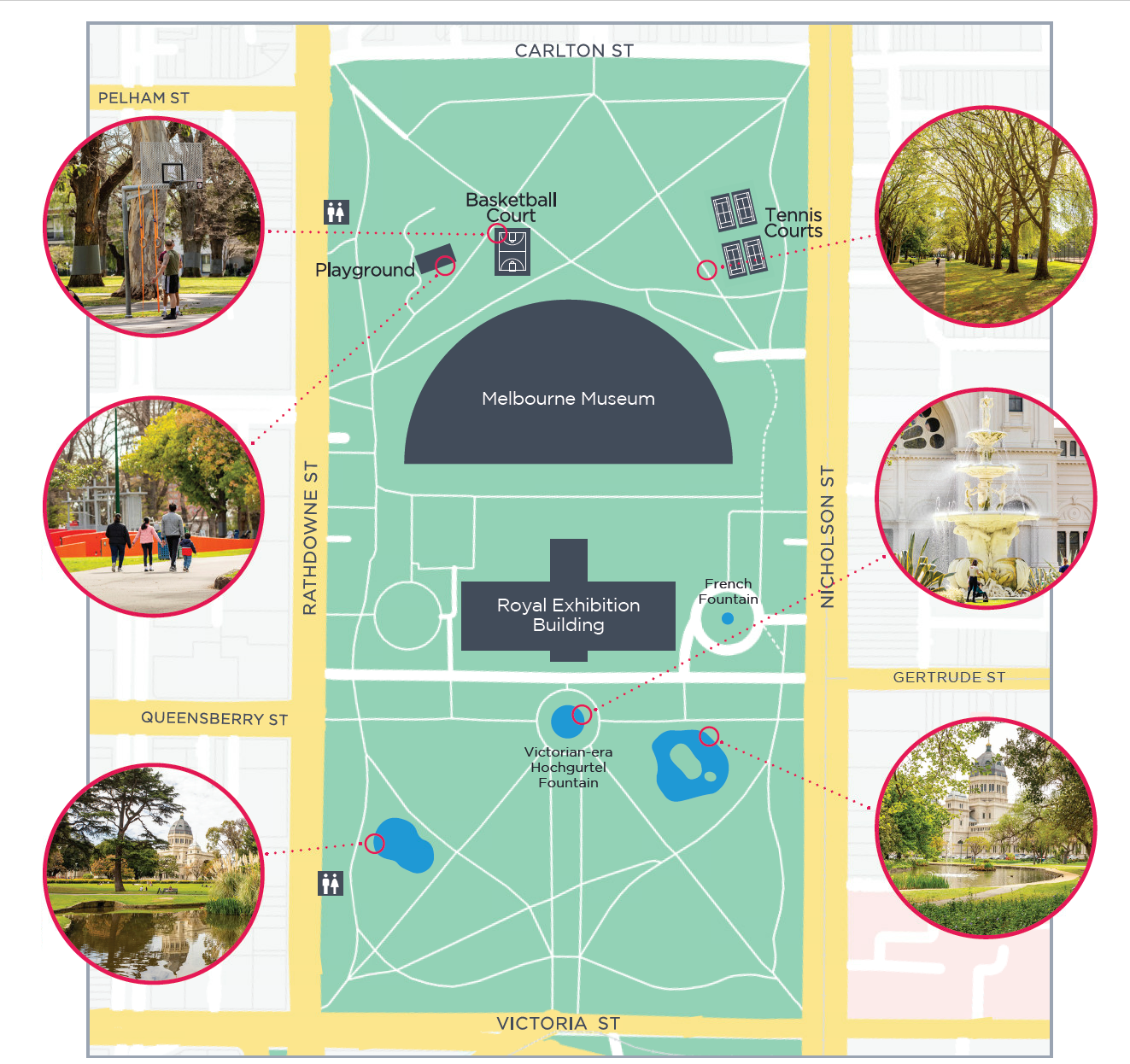 Carlton Gardens map.