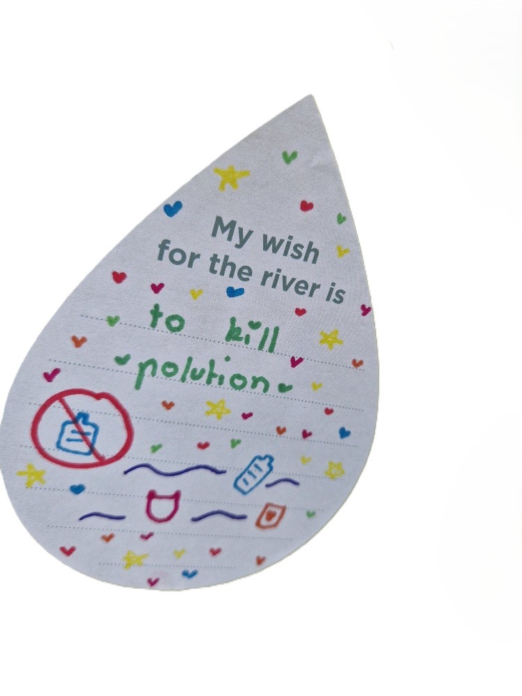 My wish for the river is to kill pollution.