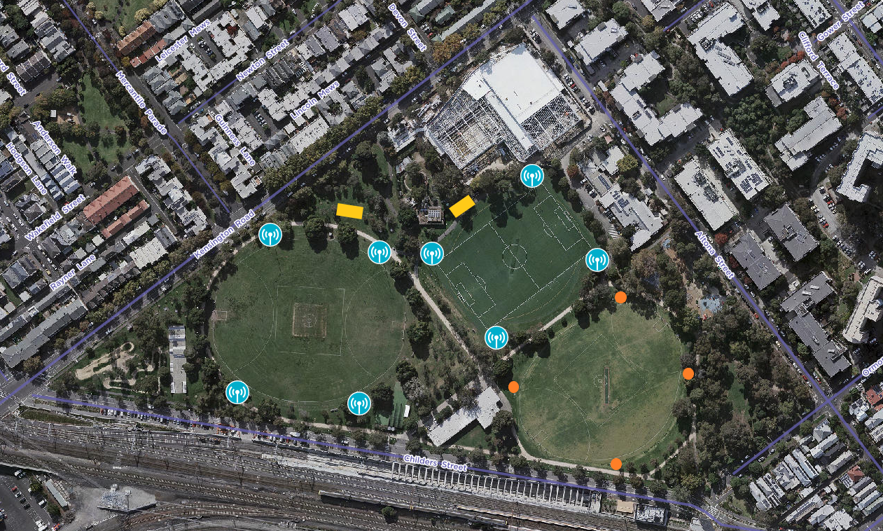 Proposal of sports ground updates at JJ Holland Park.