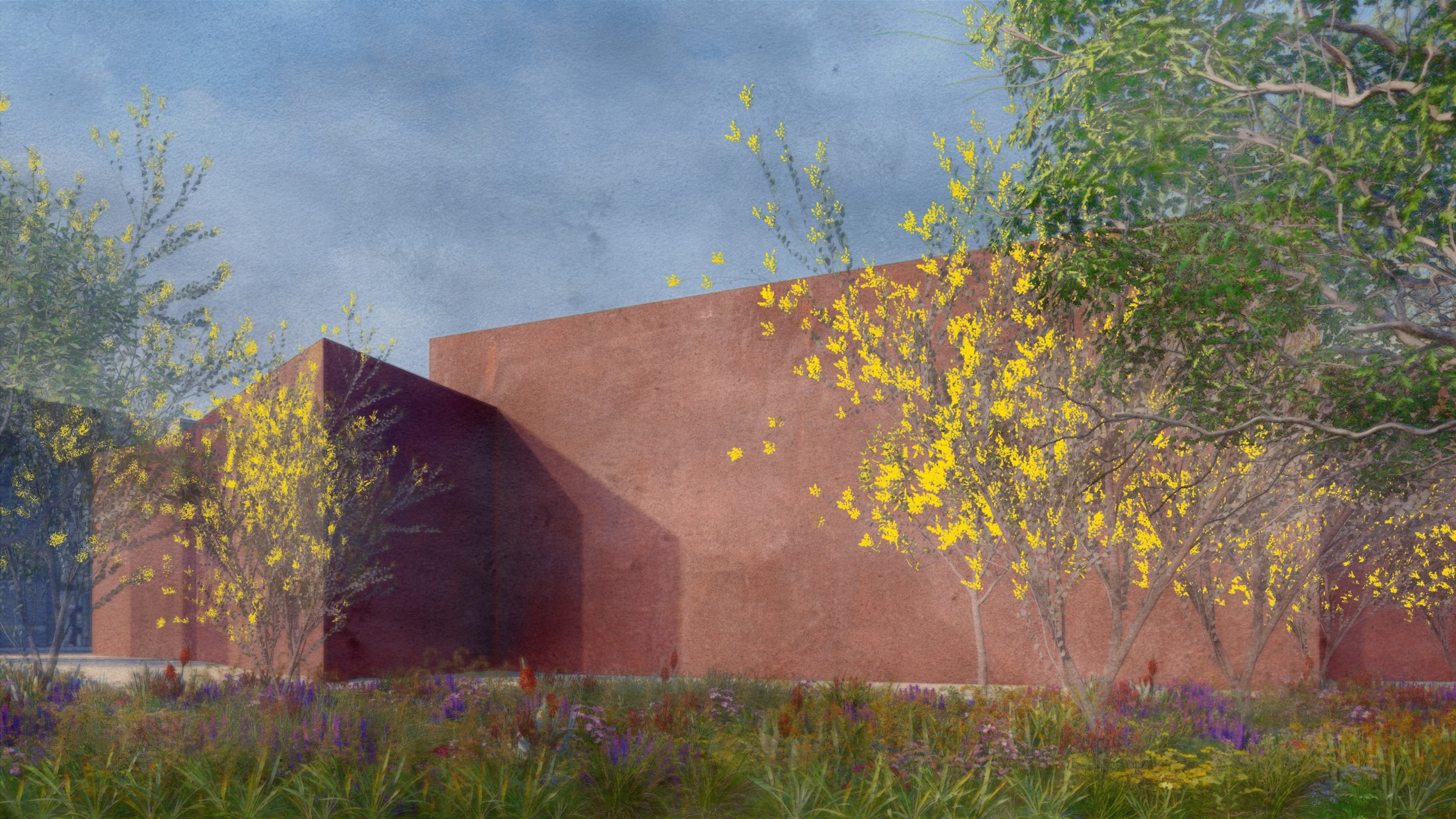 Render of ACCA forecourt