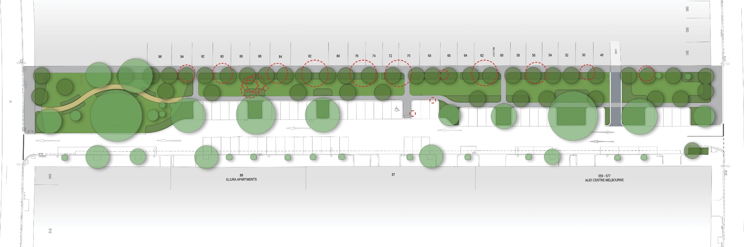 Roden Street proposed.