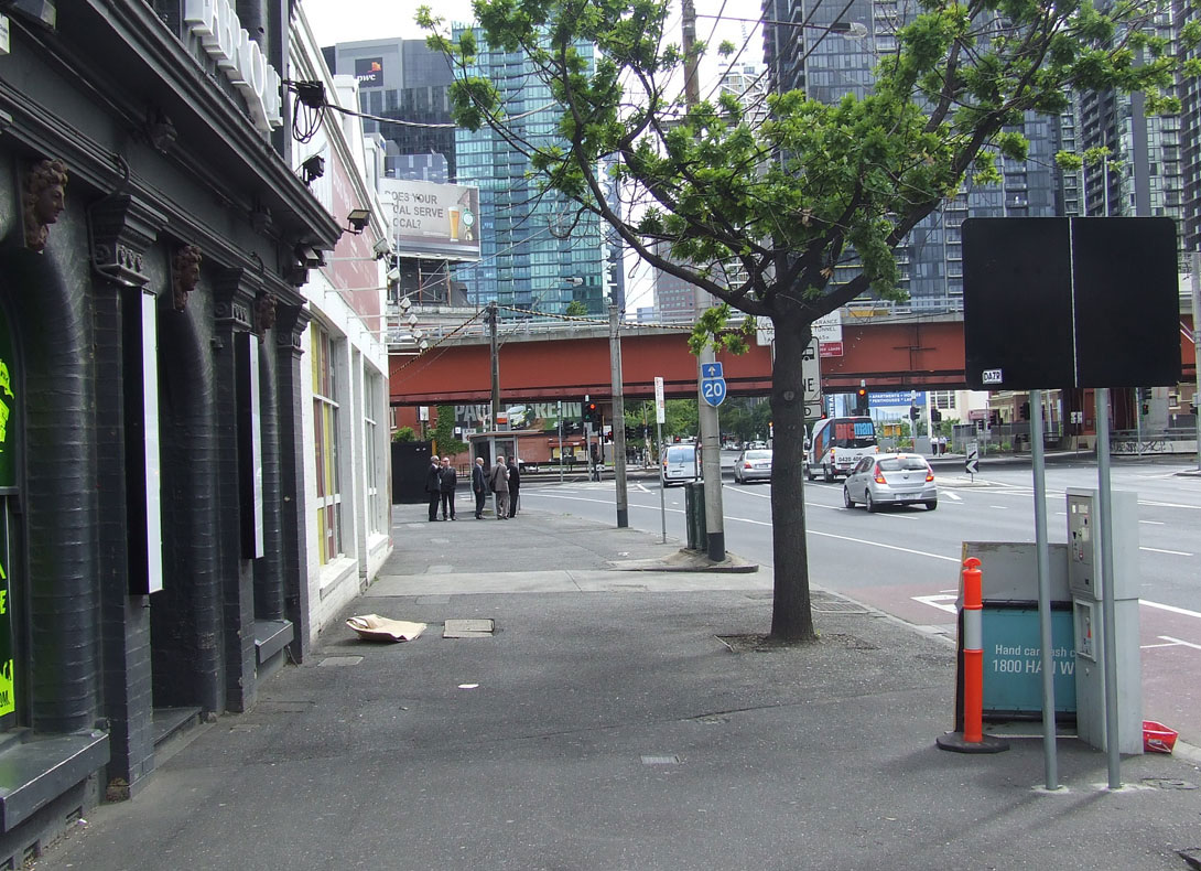 Action 1 - City Road West Montage Clarendon to Queens Bridge Before