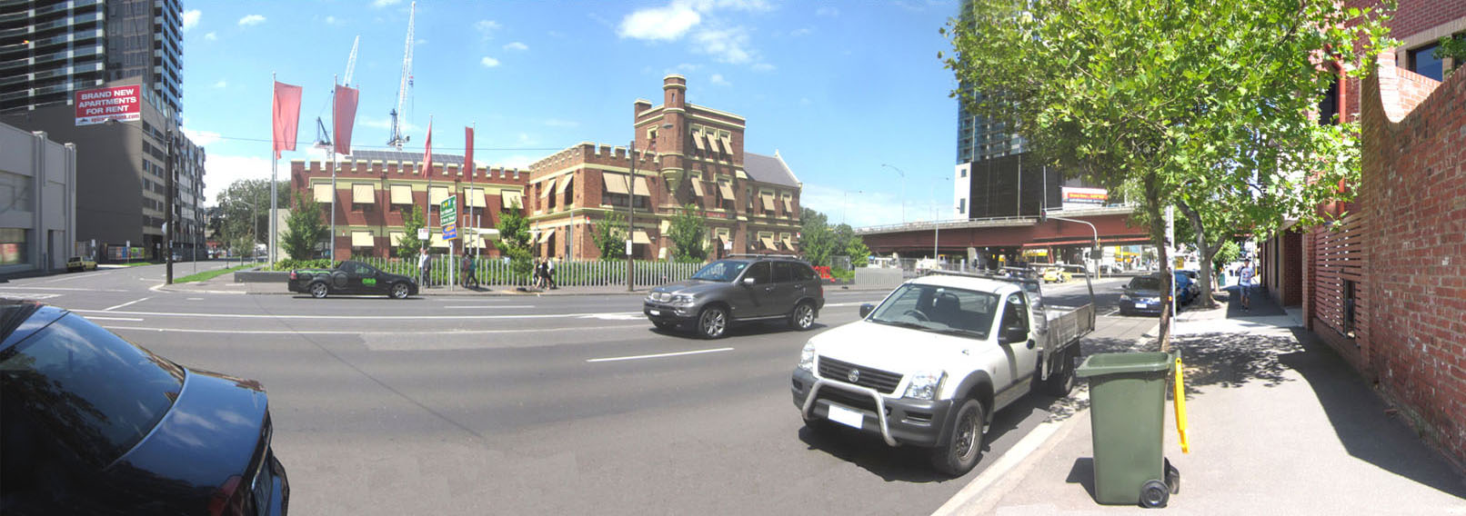 Action 1 - City Road West Montage Queens Bridge to Power Before