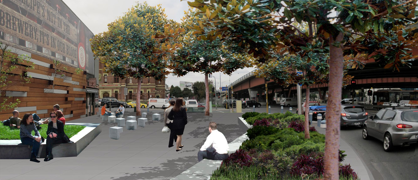 Action 2 - City Road West Montage City Road Park After