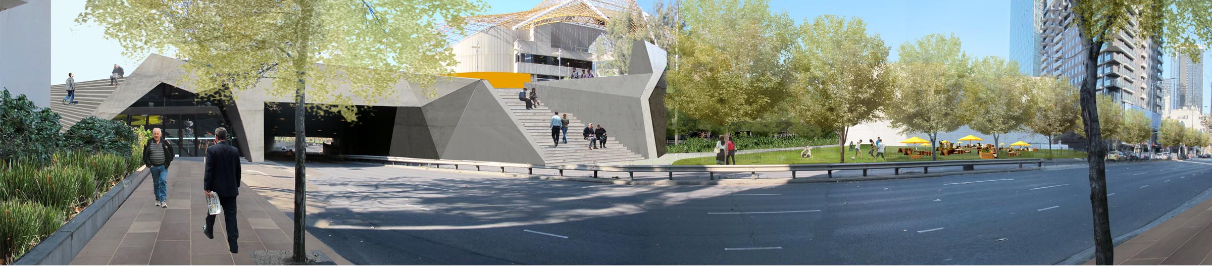 Action 4 - City Road Masterplan Montage Underpass After