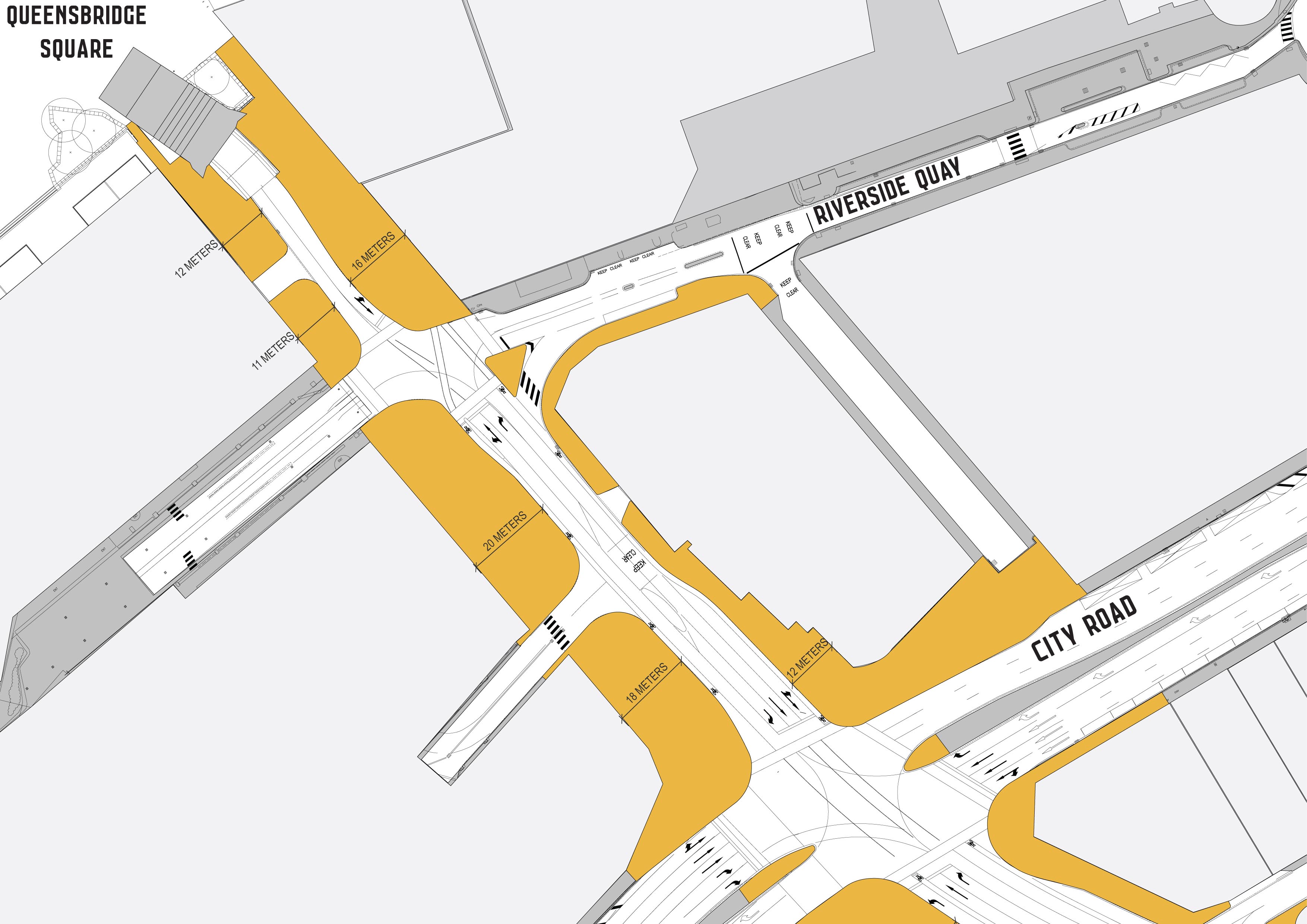 Queensbridge Square to City Road After