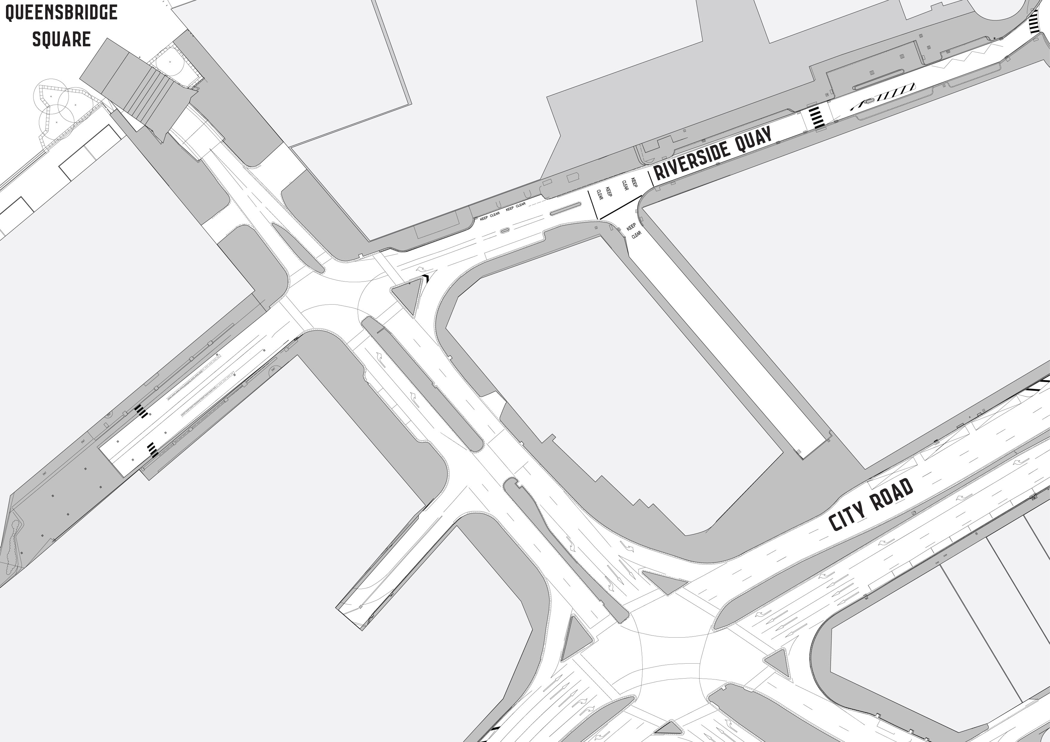 Queensbridge Square to City Road Before