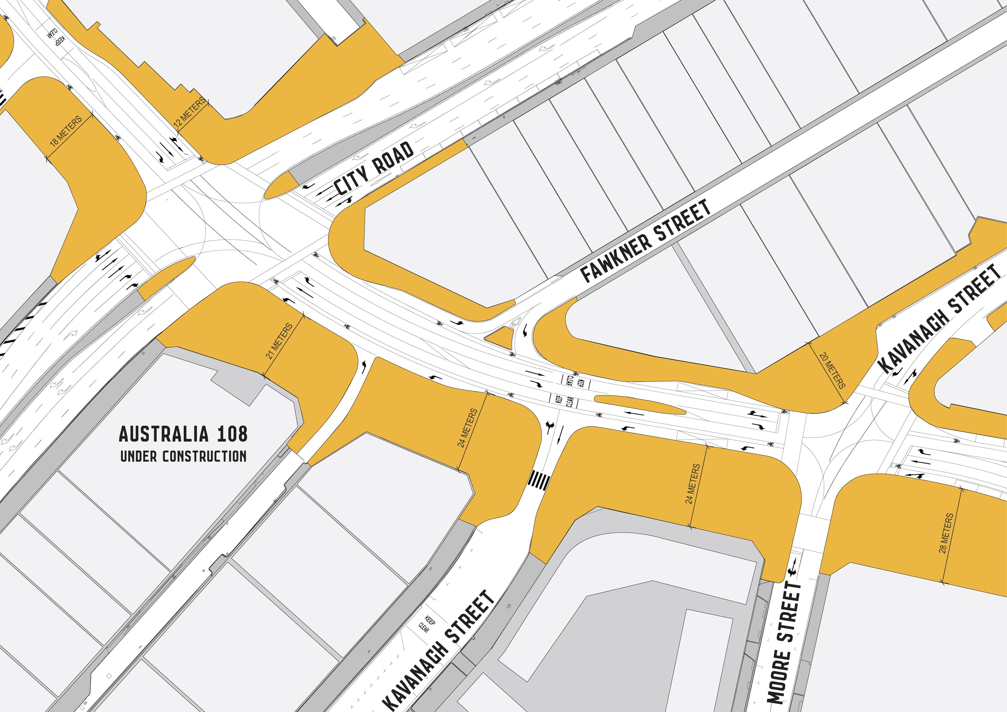 City Road to Moore Street After