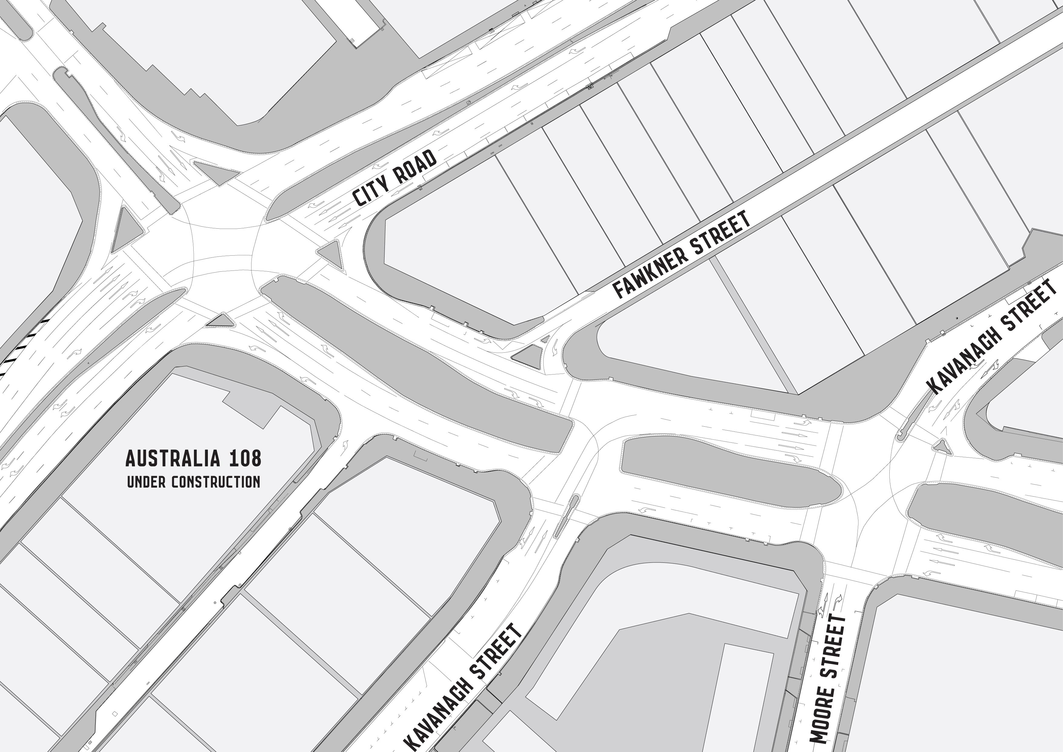 City Road to Moore Street Before