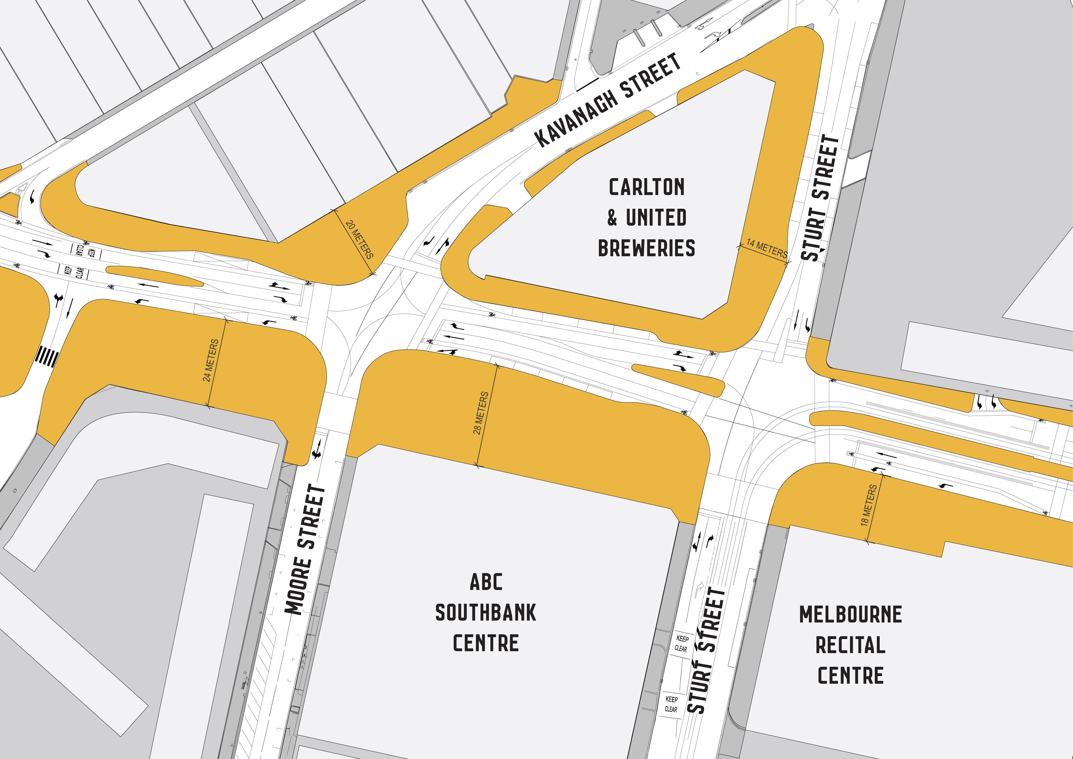 Moore Street to Sturt Street After