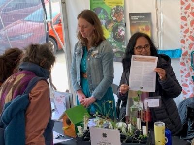 Gardens for Wildlife stall at community event.