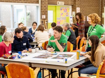A photo from the North and West Melbourne workshop showing participants engaging in a workshop activity. 